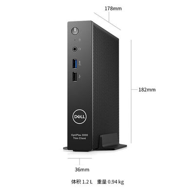 UHD Graphics Wyse 5070 Mini PC Cloud Desktop Dell Thin Client с 4 ГБ оперативной памяти и 16 ГБ SSD