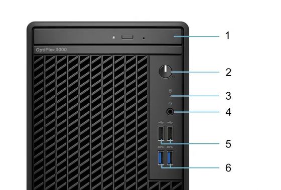 Intel Core i7-12700 Процессор OptiPlex 3000MT Tower Desktop PC Интегрированная карта