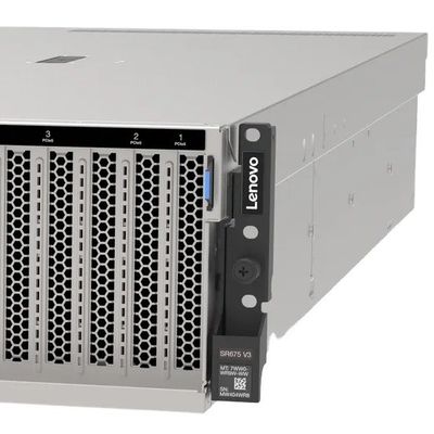 3 ГГц процессор основная частота стойка сервера ThinkSystem SR675 V3 для уровня предприятия
