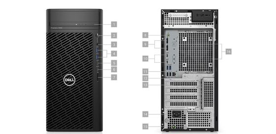 Горячая рабочая станция Dell Precision t3660 Tower с 8 ГБ памяти и 2,1 ГГц скоростью процессора