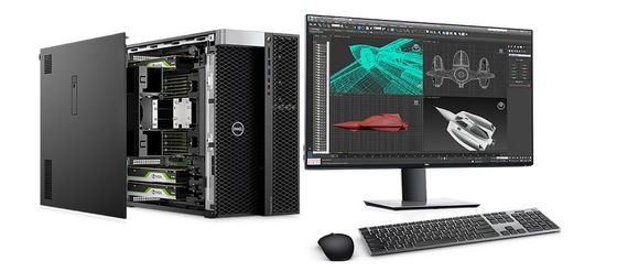 DELL T7920 Рабочая станция высокоточной башни Xeon Gold 5122 3.6GHz Профессиональная рабочая станция