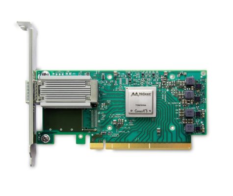 Проводная DELL Intel Mellanox ConnectX-5 с двойным портом 10/25GbE SFP28 адаптер PCIe сетевая карта