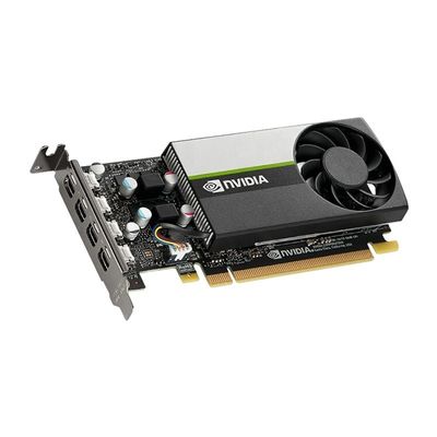 Прохладитель вентилятора NVIDIA T1000 4G GDDR6 GPU 128-битный интерфейс памяти PCI Express 3.0 x 16