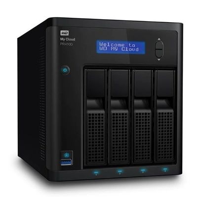 WD Western Data My Cloud Pro PR4100 NAS Сетевое хранилище 4-дисковое хранилище WDBNFA0000NBK Высокая емкость