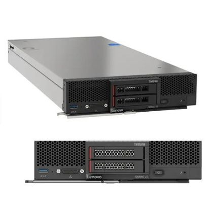 Lenovo ThinkSystem SN550 V2 Tower Blade Сервер с процессором 2.1 ГГц основная частота