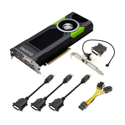 PCI EXPRESS Тип интерфейса NVIDIA QUADRO P5000 16G GDDR5 Профессиональная графическая карта