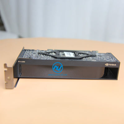 Графическая карта NVIDIA GTX A2000 с двойной шириной графического процессора с однотурбинным охлаждающим решением
