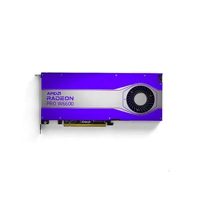 Настольная графическая карта AMD Radeon PRO W6600 с максимальной пропускной способностью памяти до 224 ГБ/с